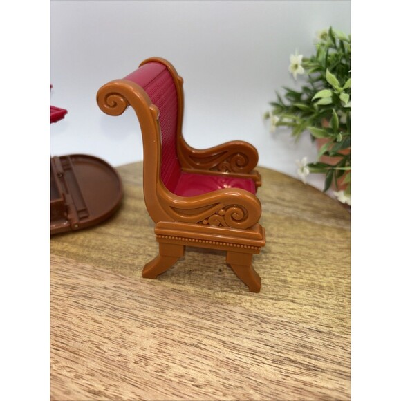 Fisher-Price Girls Loving Family Dollhouse Dining Table & 1Red Chair Replacement - Picture 11 of 12
